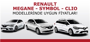 Renault Symbol, Clio ve Megane modellerinde çok uygun fiyatlar İpeksoy Filo'da!